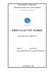 Khóa luận Hoàn thiện tổ chức công tác kế toán doanh thu, chi phí và xác định kết quả kinh doanh tại Công ty cổ phần may Trường Sơn