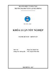 Khóa luận Hoàn thiện tổ chức kế toán doanh thu, chi phí và xác định kết quả kinh doanh tại Công ty TNHH dịch vụ và vận tải Tùng Anh