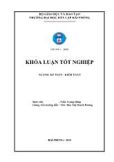 Khóa luận Hoàn thiện tổ chức kế toán doanh thu, chi phí và xác định kết quả kinh doanh tại công ty cổ phần thương mại dịch vụ xuất nhập khẩu Phúc Lâm