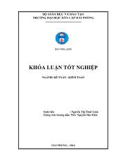 Khóa luận Hoàn thiện tổ chức kế toán doanh thu, chi phí và xác định kết quả kinh doanh tại công ty TNHH quản lý tàu biển TTC