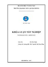 Khóa luận Hoàn thiện tổ chức kế toán hàng hóa tại công ty TNHH An Phúc Thịnh