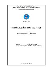 Khóa luận Hoàn thiện tổ chức kế toán nguyên vật liệu, công cụ dụng cụ tại Công ty than Hòn gai - TKV