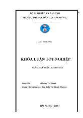 Khóa luận Hoàn thiện tổ chức kế toán tài sản cố định tại Công ty trách nhiệm hữu hạn Toàn Mỹ