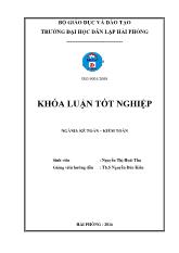 Khóa luận Hoàn thiện tổ chức kế toán thanh toán nhằm quản lý tốt công nợ tại Công ty cổ phần đầu tư và xây lắp thương mại