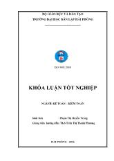 Khóa luận Hoàn thiện tổ chức kế toán thanh toán tại công ty trách nhiệm hữu hạn sản xuất Lan Tian