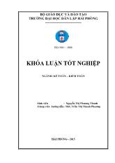 Khóa luận Hoàn thiện tổ chức kế toán thanh toán tại công ty trách nhiệm hữu hạn thương mại Song Thắng