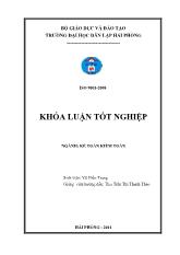 Khóa luận Hoàn thiện tổ chức kế toán vốn bằng tiền tại công ty cổ phần xây lắp điện Duyên Hải