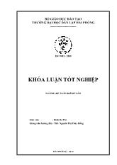 Khóa luận Kế toán tiền lương và các khoản trích theo lương tại Công ty Cp Alpha