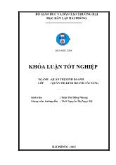 Khóa luận Một số biện pháp hoàn thiện công tác quản lý, sử dụng lao động tại Công ty cổ phần điện tử hàng hải MEC