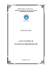 Khóa luận Một số biện pháp nâng cao chất lượng đào tạo nghề tại trường cao đẳng nghề công nghiệp Hải Phòng