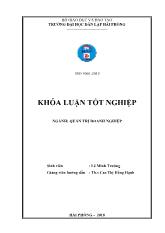 Khóa luận Một số biện pháp nâng cao hiệu quả sử dụng nguồn nhân lực tại doanh nghiệp tư nhân thủy sản Sơn Hải