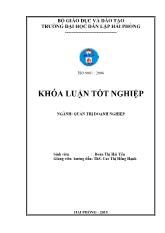 Khóa luận Một số giải pháp hoàn thiện công tác tiền lương khối quản lý gián tiếp tại công ty cổ phần cảng Hải phòng – Chi nhánh cảng Chùa Vẽ