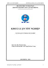 Khóa luận Một số giải pháp nâng cao hiệu quả sử dụng vốn kinh doanh tại Công ty cổ phần cảng Nam Hải