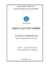 Khóa luận Một số giải pháp nhằm nâng cao hiệu quả công tác quản lý tại công ty cổ phần công nghệ và thương mại Trang Khanh