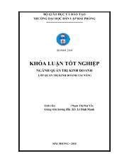 Khóa luận Một số giải pháp nhằm nâng cao hiệu quả hoạt động marketing tại Công ty cổ phần công nghệ và thương mại Trang Khanh