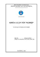 Khóa luận Một số giải pháp nhằm nâng cao hiệu quả marketing tại Công ty cổ phần cảng Nam Hải