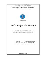 Khóa luận Một số giải pháp nhằm phát triển hoạt động marketing tại công ty TNHH tư vấn quản lý và đào tạo Lê Mạnh