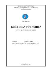 Khóa luận Nâng cao hiệu quả quản lí và sử dụng nguồn nhân lực tại Công ty TNHH Miki Industry Việt Nam