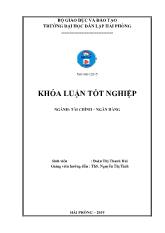 Khóa luận Phân tích tình hình sử dụng và huy động vốn tại công ty TNHH XNK thương mại vận tải Khánh Hà