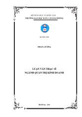 Luận văn Giải pháp nâng cao chất lượng dịch vụ tín dụng của ngân hàng TMCP kỹ thương Việt Nam (techcombank) – Chi nhánh Kiến An