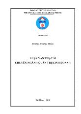 Luận văn giải pháp nâng cao hiệu quả đối với quản lý gia công xuất khẩu mặt hàng giày da tại cục hải quan tgiải pháp nâng cao hiệu quả đối với quản lý TP Hải Phòng