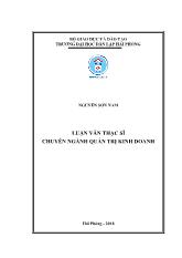 Luận văn Hoàn thiện công tác quản trị nhân lực tại công ty TNHH thiết bị điện Ngũ Phúc