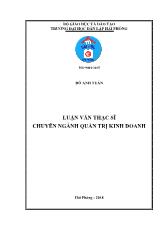 Luận văn Một số biện pháp hoàn thiện quản lý thu - Chi ngân sách nhà nước tại phường Hạ lý, quận Hồng bàng, thành phố Hải Phòng