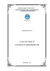 Luận văn Phân tích và đề xuất các giải pháp hoàn thiện công tác quản lý dự án xây dựng cơ sở hạ tầng kỹ thuật khu đô thị mới ngã 5 - Sân bay cát bi của Công ty TNHH MTV