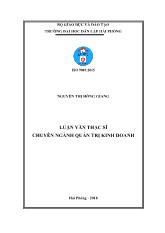 Luận văn Trách nhiệm xã hội đối với khách hàng của VNPT Hải Phòng