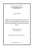 Tóm tắt Luận án Nghiên cứu một số đặc điểm lâm sàng, cận lâm sàng và nồng độ một số cytokin huyết tương trên bệnh nhân mắc bệnh gan mạn do rượu