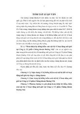 Tóm tắt Luận văn Hoàn thiện hệ thống kiểm soát nội bộ về hoạt động môi giới tại Công ty Cổ phần Chứng khoán Hướng Việt
