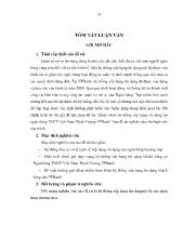 Tóm tắt Luận văn - Hoàn thiện hệ thống xếp hạng tín dụng tại ngân hàng TMCP Việt Nam Thịnh Vượng VPBank