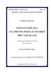 Luận án Đánh giá hiệu quả của phương pháp lấy sỏi thận phức tạp qua da