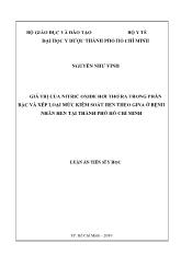 Luận án Giá trị của nitric oxide hơi thở ra trong phân bậc và xếp loại mức kiểm soát hen theo Gina ở bệnh nhân hen tại thành phố Hồ Chí Minh