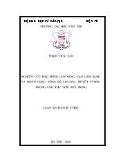 Luận án Nghiên cứu đặc điểm lâm sàng, cận lâm sàng và định lượng nồng độ Ebv - Dna huyết tương trong ung thư vòm mũi họng