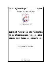 Luận án Nghiên cứu tần suất, đặc điểm thalassemia và các bệnh hemoglobin trong cộng đồng dân tộc Khmer ở đồng bằng sông Cửu Long