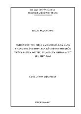 Luận án Nghiên cứu thu nhận và đánh giá khả năng kháng khuẩn Erwinia sp. gây bệnh thối nhũn trên cà chua sau thu hoạch của chitosan từ mai mực ống