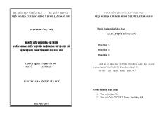 Luận án Nghiên cứu ứng dụng qui trình chẩn đoán và điều trị phẫu thuật bệnh trĩ tại một số bệnh viện đa khoa tỉnh miền núi phía bắc