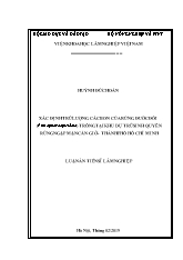 Luận án Xác định trữ lượng các bon của rừng đước đôi trồng tại khu dự trữ sinh quyển rừng ngập mặn Cần giờ - Thành phố Hồ Chí Minh