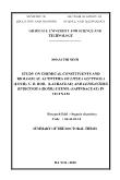 Study on chemical constituents and biological activities of litsea glutinosa (lour). c. b. rob. (lauraceae) and lepisanthes rubiginosa leenh in Vietnam