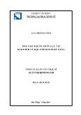 Tóm tắt Luận án Đào tạo nguồn nhân lực tại bảo hiểm xã hội thành phố Đà Nẵng