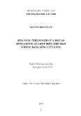 Tóm tắt Luận án Khả năng thích nghi của một số dòng / giống lúa đột biến chịu mặn ở đồng bằng sông Cửu Long