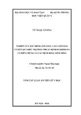Tóm tắt Luận án Nghiên cứu đặc điểm lâm sàng, cận lâm sàng và kết quả điều trị phẫu thuật bệnh hashimoto có biến chứng và các bệnh khác kèm theo