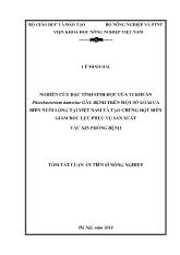 Tóm tắt Luận án Nghiên cứu đặc tính sinh học của vi khuẩn photobacterium damselae gây bệnh trên một số loài cá biển nuôi lồng tại Việt Nam