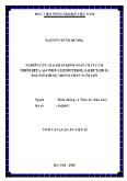 Tóm tắt Luận án Nghiên cứu giải pháp kiểm soát chất cấm nhóm beta-Agonist (clenbuterol, salbutamol, ractopamine) trong chăn nuôi lợn