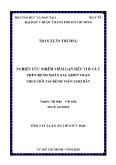 Tóm tắt Luận án Nghiên cứu nhiễm viêm gan siêu vi B và C trên bệnh nhân sau ghép thận theo dõi tại bệnh viện Chợ Rẫy