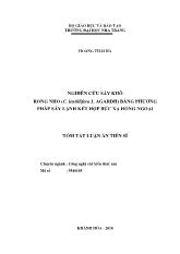 Tóm tắt Luận án Nghiên cứu sấy khô rong nho (Caulerpa lentillifera J. Agardh) bằng phương pháp sấy lạnh kết hợp bức xạ hồng ngoại