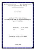 Tóm tắt Luận án Nghiên cứu và phát triển giống lúa khang dân 18 chịu ngập ứng phó với biến đổi khí hậu tại các tỉnh phía bắc