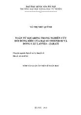 Tóm tắt Luận án Toán tử squaring trong nghiên cứu đối đồng điều của đại số steenrod và đồng cấu lannes – Zarati