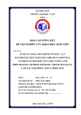 Đề tài Áp dụng sáng chế không có hiệu lực bảo hộ tại Việt Nam sáng chế số CN103947747A 